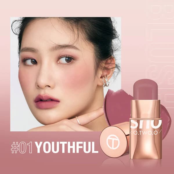 O.TWO.O Blush Stick beauty product available at Kittik Beauty Nepal