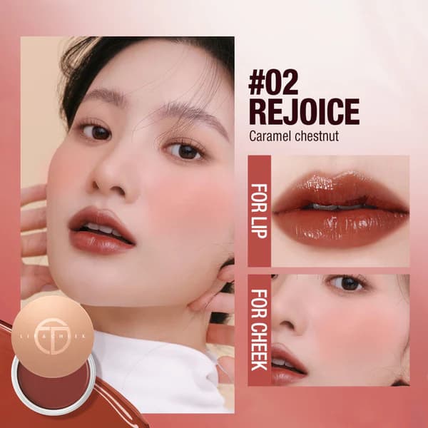 O.TWO.O 2 in 1 Lip and Cheek Hydrating Gloss beauty product available at Kittik Beauty Nepal