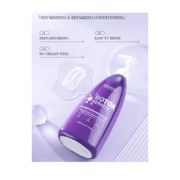 Kormesic Botulinum Keratin Nourishing And Repairing Hair conditioner-1000ml beauty product available at Kittik Beauty Nepal