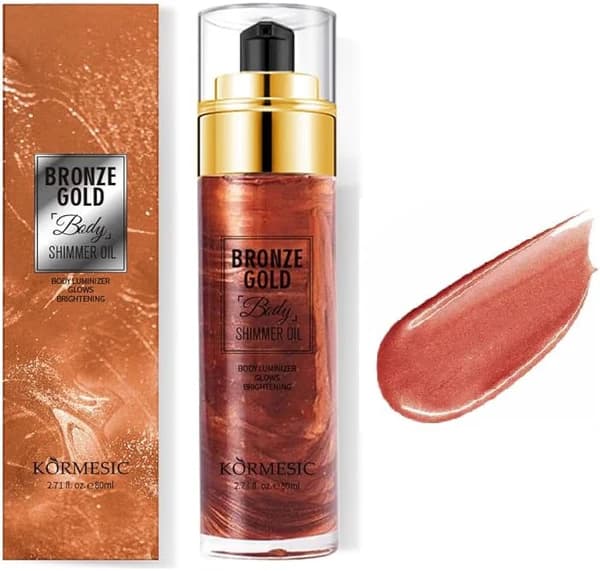 Kormesic Body Shimmer Oil: 90ml beauty product available at Kittik Beauty Nepal